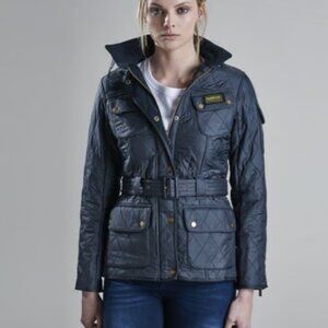 Barbour International Women's Quilted Jacket USA Sz 4